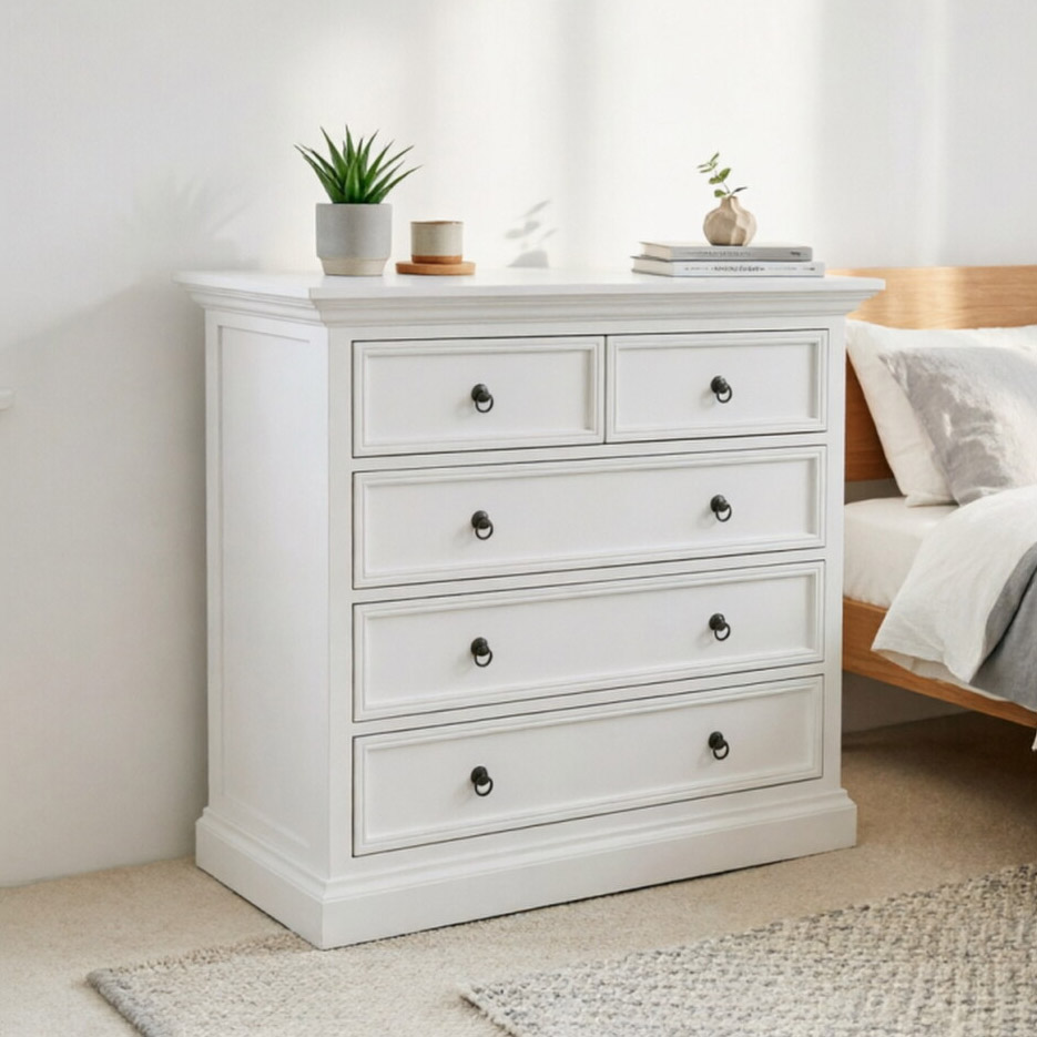 White 3+2  Dresser